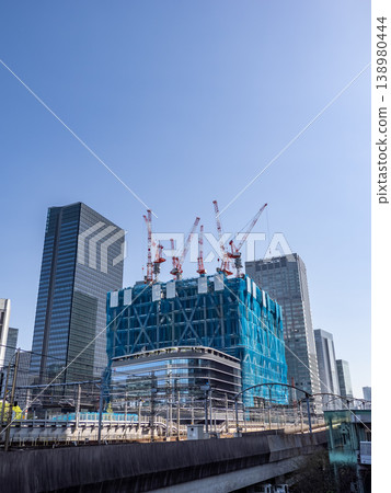 火炬塔施工現場,建成後將成為日本最高的建築(攝於2026年4月) 火炬塔施工現場,建成後將成為日本最高的建築(攝於2026年4月) 138980444