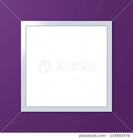 3D material_metal frame_purple 138980476