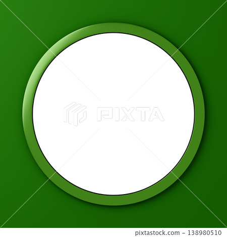 3D material_metal frame_green 3D material_metal frame_green 138980510