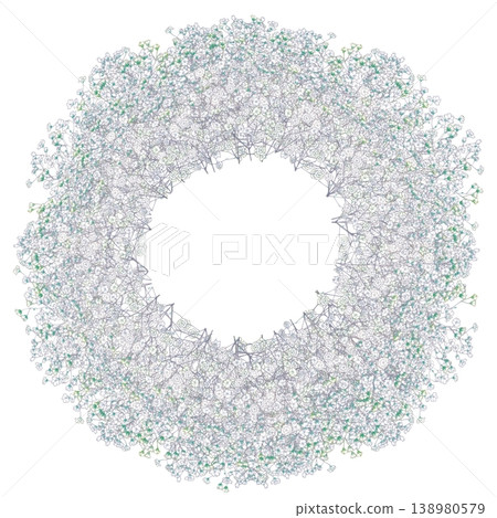 石膏花圈 石膏花圈 138980579