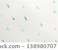 以雨和雨滴為靈感的手繪水彩背景。 138980707