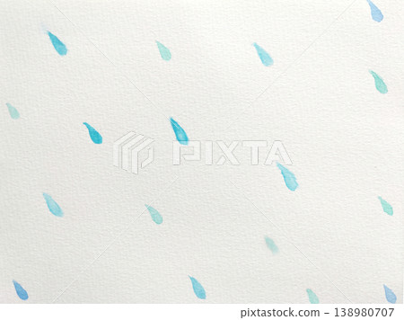 A hand-painted watercolor background inspired by rain and raindrops. A hand-painted watercolor background inspired by rain and raindrops. 138980707