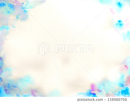 Hand-drawn watercolor texture background inspired by the rainy season Hand-drawn watercolor texture background inspired by the rainy season 138980708
