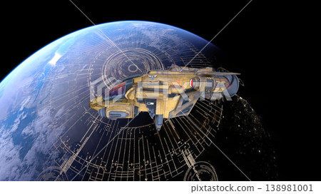 太空船和地球 太空船和地球 138981001