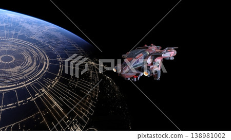 太空船和地球 太空船和地球 138981002