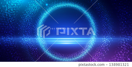 Technology futuristic dot blue and purple glowing background. Technology futuristic dot blue and purple glowing background. 138981321
