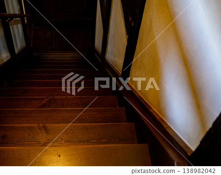 Staircase of a retro old house Staircase of a retro old house 138982042