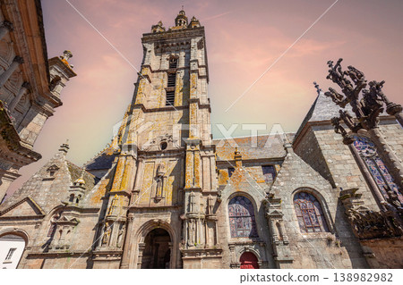 Parish close church of Saint Thegonnec, finistere, brittany, fra 138982982