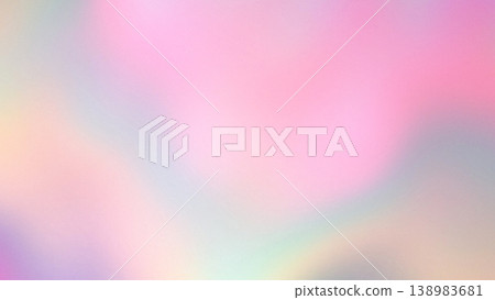 Pastel Gradient Background with Soft Blur and Iridescent Colors for Y2K and 2000s Aesthetic 138983681