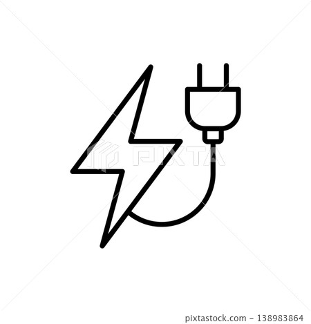 EV Fast Charging Technology Icon 138983864