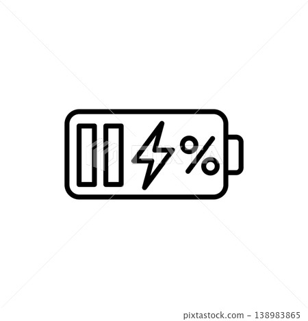 EV Battery Level Status Icon EV Battery Level Status Icon 138983865