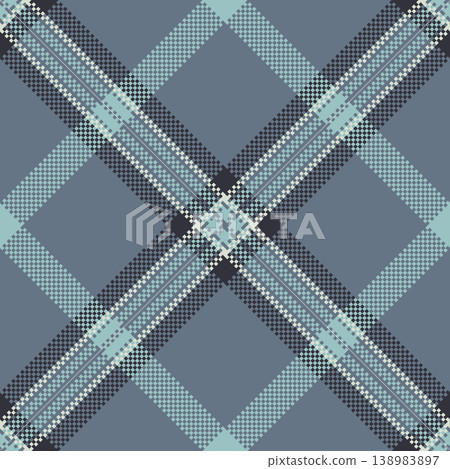 Customizable tartan textile pattern, 1940s fabric texture background. Micro plaid seamless vector check in pastel and dark colors. Customizable tartan textile pattern, 1940s fabric texture background. Micro plaid seamless vector check in pastel and dark colors. 138983897