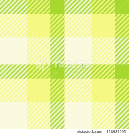Repetitive tartan check seamless, paint textile plaid texture. Infinity pattern vector background fabric in lime and light yellow colors. Repetitive tartan check seamless, paint textile plaid texture. Infinity pattern vector background fabric in lime and light yellow colors. 138983905