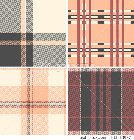 Plaid pack designed for event campaigns. Tartan patterns adapt to social media posts, e-commerce banners, and printable products. Vector structure allows reuse. Plaid pack designed for event campaigns. Tartan patterns adapt to social media posts, e-commerce banners, and printable products. Vector structure allows reuse. 138983927