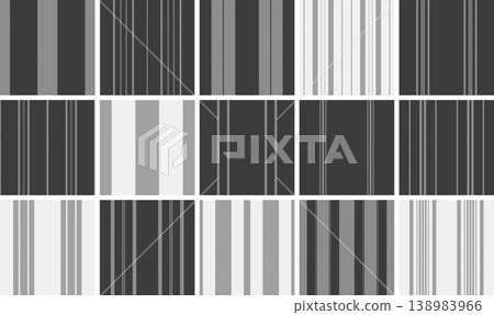 Striped collection created for seasonal gift sales. Coordinated lines visuals reinforce romantic and festive mood. Vector scalability supports campaigns. Striped collection created for seasonal gift sales. Coordinated lines visuals reinforce romantic and festive mood. Vector scalability supports campaigns. 138983966