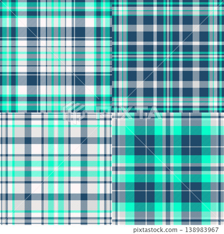 Plaid pattern set for modern devices, wallpapers, and digital backgrounds. Seamless vectors suit web design, social media, apps, and creative projects. Plaid pattern set for modern devices, wallpapers, and digital backgrounds. Seamless vectors suit web design, social media, apps, and creative projects. 138983967