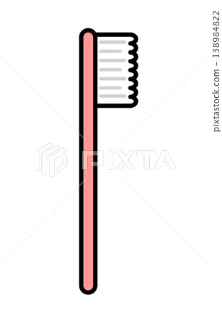 Illustration of a simple toothbrush Illustration of a simple toothbrush 138984822