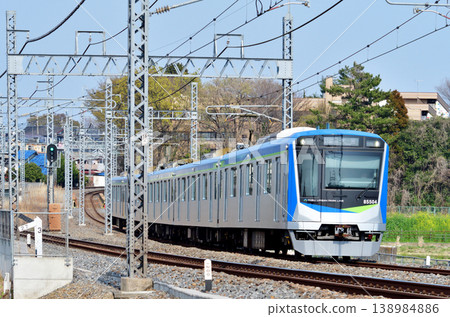 鐵路:東武野田線,80000系列,81504F 鐵路:東武野田線,80000系列,81504F 138984886