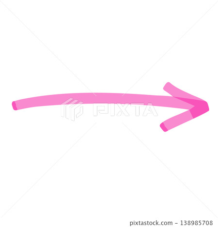 Fluorescent marker pen arrow material 138985708
