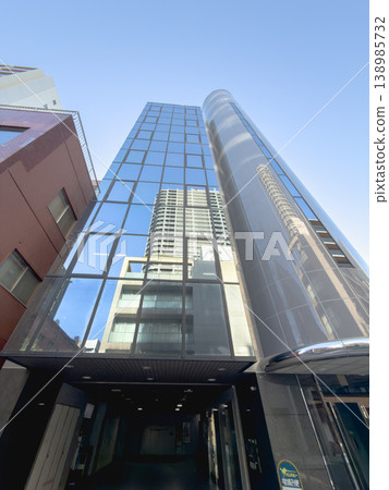 Building against the blue sky 138985732