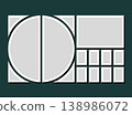 Template collage of eleven frames, images, photo 138986072