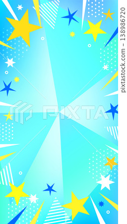 Stylish light blue pop background. A gradient of dots, stripes, triangles, and converging lines. Designed for vertical smartphones. Stylish light blue pop background. A gradient of dots, stripes, triangles, and converging lines. Designed for vertical smartphones. 138986720
