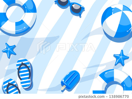 Summer background frame design Summer background frame design 138986770