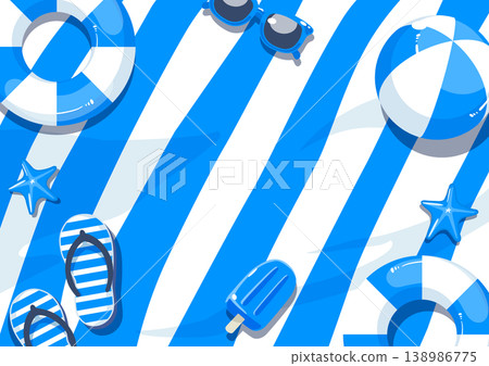 Summer background frame design 138986775