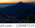 從Kaikomagatake看到的黎明富士山和檜山 138987219