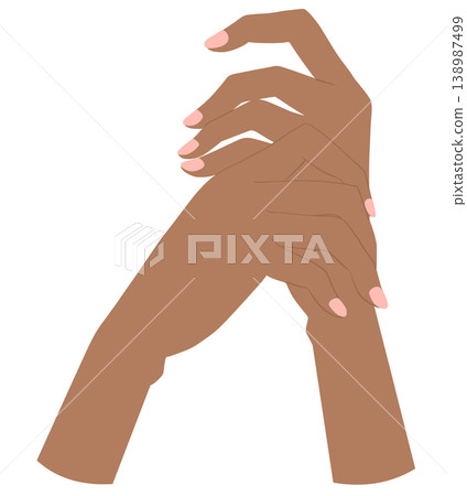 Female hand Female hand 138987499