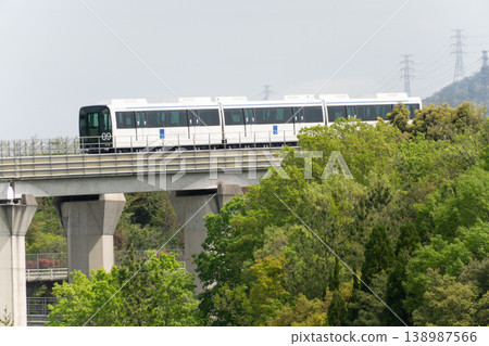 A scene of the Linimo train traveling towards Ghibli Park. A scene of the Linimo train traveling towards Ghibli Park. 138987566