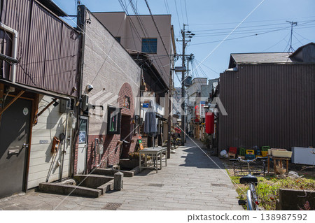The retro alleyway scenery of Nawate Alley The retro alleyway scenery of Nawate Alley 138987592