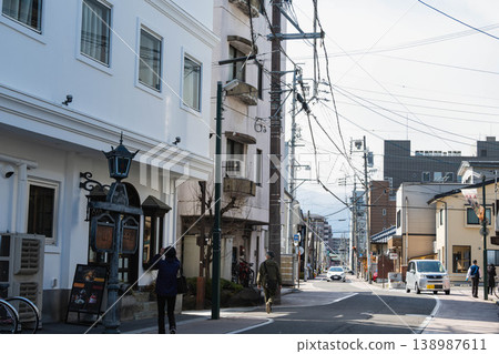 上土街景:充滿大正時代浪漫氣息的景象。 上土街景:充滿大正時代浪漫氣息的景象。 138987611