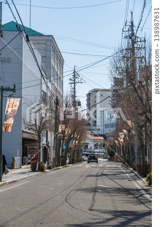 Everyday scenes from Kamitsuchi Street, a historic shopping street in Matsumoto, Shinshu. Everyday scenes from Kamitsuchi Street, a historic shopping street in Matsumoto, Shinshu. 138987631