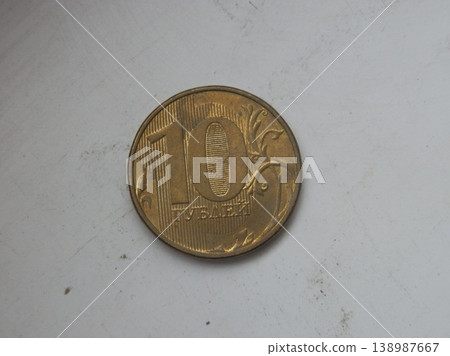 Circulated coin used in everyday transactions Circulated coin used in everyday transactions 138987667