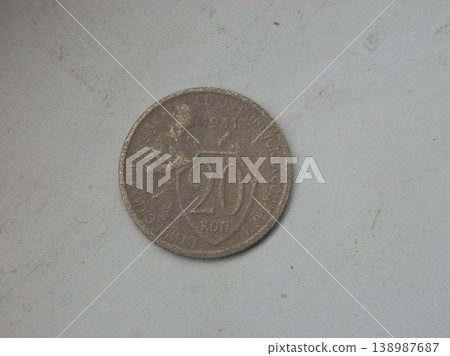 Circulated coin used in everyday transactions Circulated coin used in everyday transactions 138987687