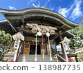The shrine building and sacred rope of "Hawaii Izumo Taisha," a power spot in Honolulu, Hawaii. 138987735