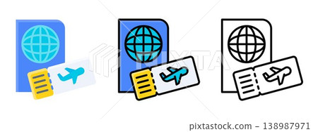 International Travel Identification Passport Document 138987971