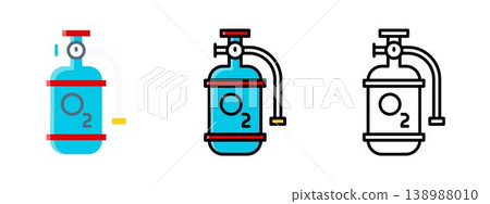 Scuba Diving Oxygen Tank Equipment Scuba Diving Oxygen Tank Equipment 138988010