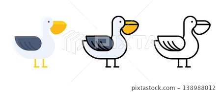 Tropical Coastal Wildlife Pelican Bird Tropical Coastal Wildlife Pelican Bird 138988012