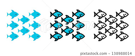 Marine Ocean Wildlife Fish Illustration 138988014