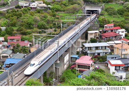 Tokaido Shinkansen, Odawara - Atami, JR Central, N700S series 0 series, J37 formation (Hakata), Nozomi 138988176