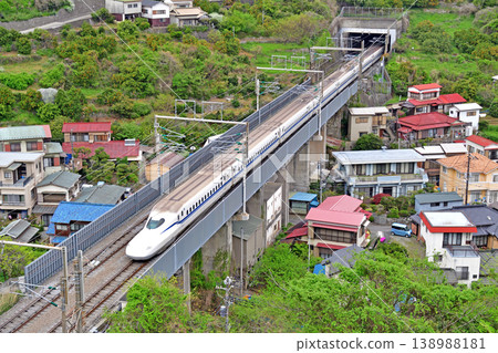 Tokaido Shinkansen, Odawara - Atami, JR Central, N700S series 0 series, J43 formation (Hakata), Nozomi 138988181