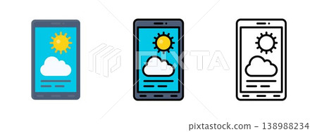 Modern Smartphone Summer Communication Device Modern Smartphone Summer Communication Device 138988234