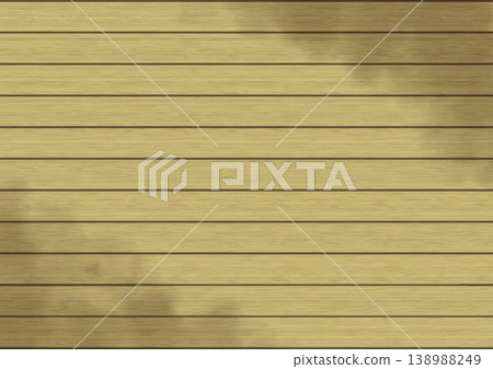 Illustration of a wooden board with horizontal lines and dark stains/shadows (natural color) 138988249