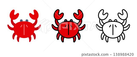 Sea Beach Wildlife Crab Illustration 138988420