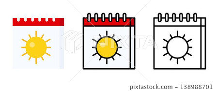 Summer Vacation Holiday Event Calendar 138988701