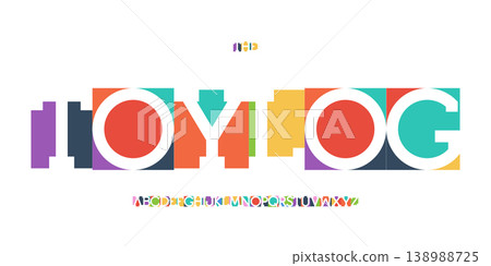 Color Font Logo Alphabet Vector Fun Letter Set Blocky Typography, Art Typographic Design for Kids Zone Title Text, Toy Typo Poster Headline, Type Fest Logotype, Colorful Fonts. Vector Typeface. Color Font Logo Alphabet Vector Fun Letter Set Blocky Typography, Art Typographic Design for Kids Zone Title Text, Toy Typo Poster Headline, Type Fest Logotype, Colorful Fonts. Vector Typeface. 138988725