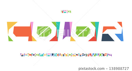 Creative Font Logo Alphabet Blocks Letter Set Modern Typography, Fun Art Creativity Typographic Design for Bright Summer Poster Headline, Color Type Symbol Logotype, Colorful Fonts. Vector Typeface Creative Font Logo Alphabet Blocks Letter Set Modern Typography, Fun Art Creativity Typographic Design for Bright Summer Poster Headline, Color Type Symbol Logotype, Colorful Fonts. Vector Typeface 138988727