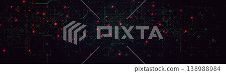 Hacker Attack Cyber Security Digital Data Breach Computer Fraud Red Code Cyberattack Screen Alert. Malware Internet Crime Cybersecurity Software Technology System Network Protection. Vector Concept 138988984